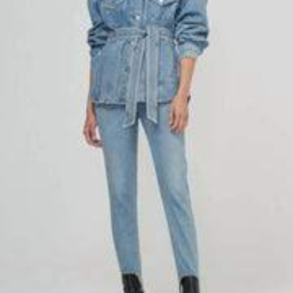 Citizens of Humanity Valerie Super High Waist Stirrup Jeans Caraway Size 25 NWT